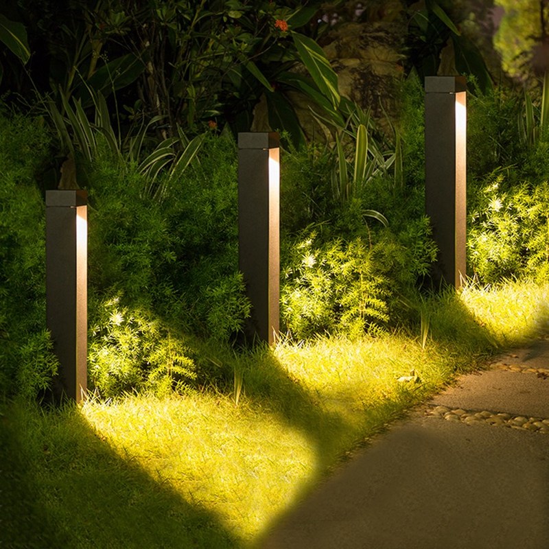 推荐Thrisdar Outdoor Garden Pole Bollard Light Landscape Vil