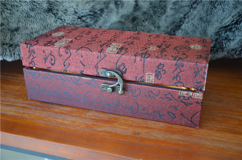 点读竹简锦袋子竹雕刻字画礼物品包装礼盒子锦盒布袋子底座木托