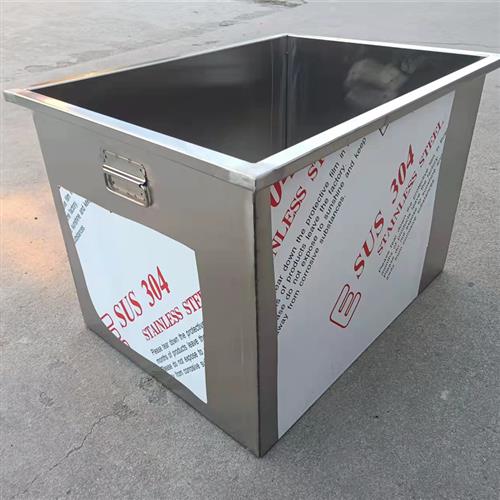 速发厂家定制304不锈钢储水箱水槽方形商用清洗工具箱水桶落地式