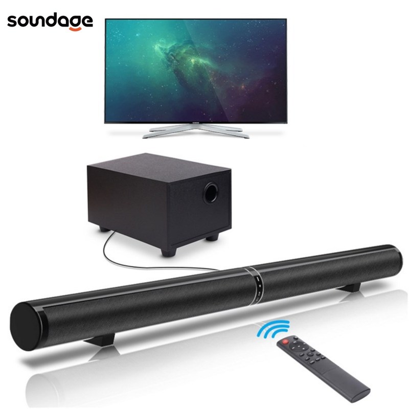 Soundgae 65W TV Sound Bars Home Theater Soundbar Separable