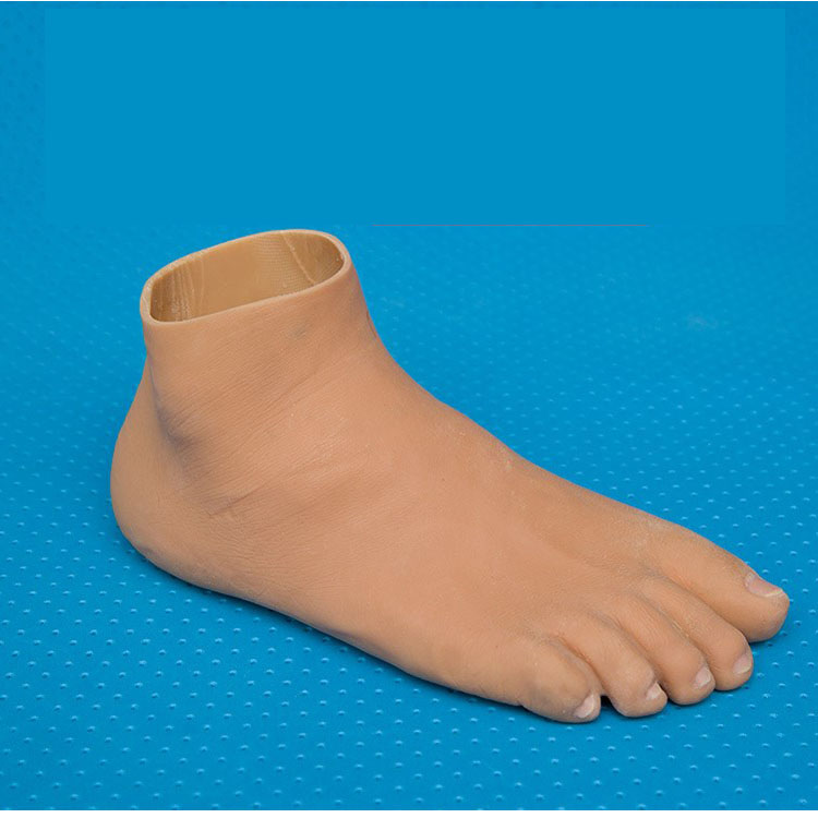 半足假肢成人儿童截肢加长硅胶脚套碳纤板脚掌脚趾缺损断脚断残脚