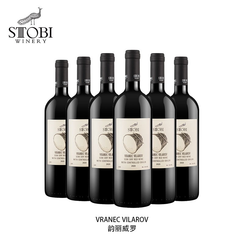 STOBI韵丽威罗干红葡萄酒欧洲北马其顿原装原瓶进口红酒斯多比