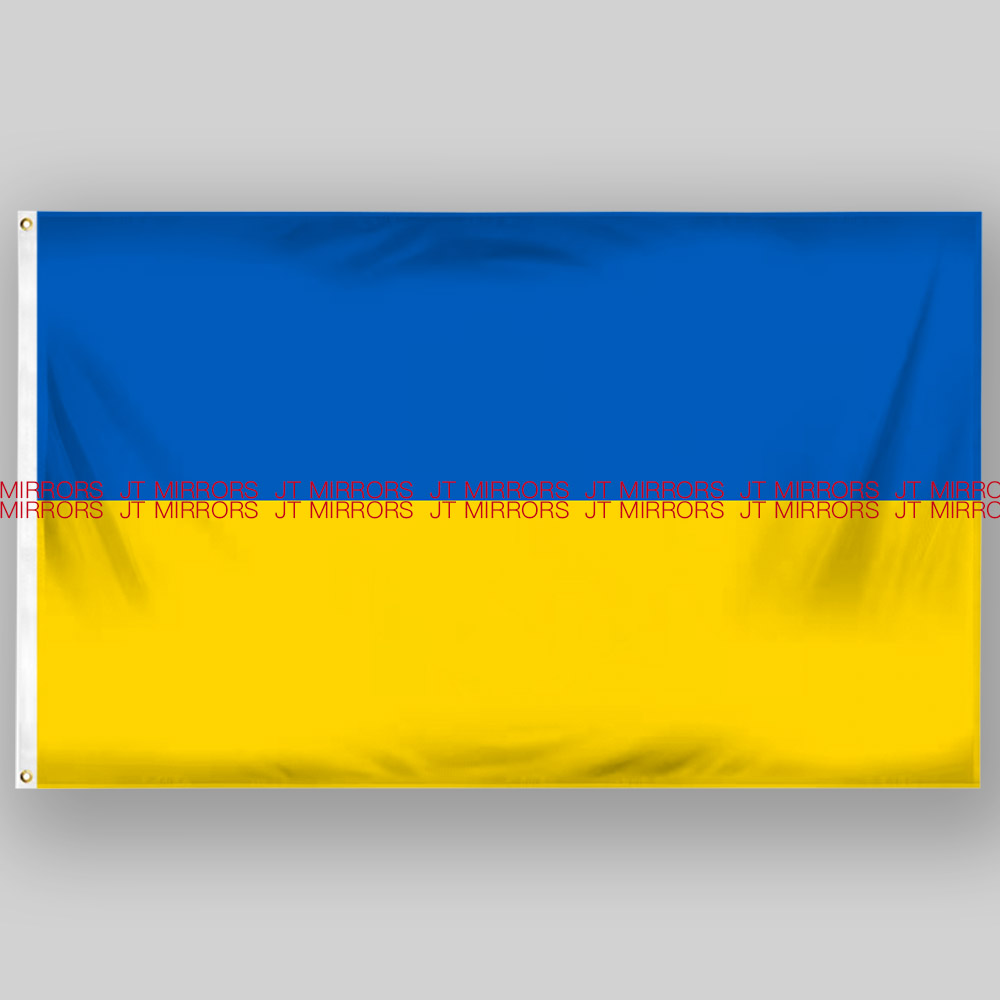 欧洲杯2024巴黎奥运会乌克兰足球国旗队旗旗帜定制定做Ukraine