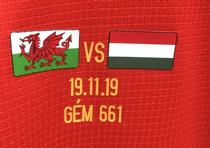 2019欧洲杯预选赛威尔士对赛威尔士对阵匈牙利对阵小字热转印印号