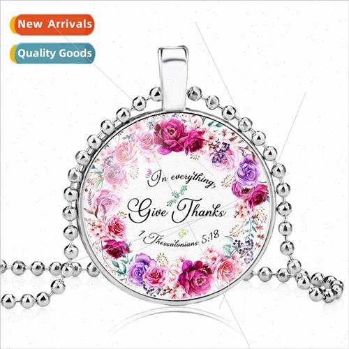 New Accessories Classic Quotes Collection Time Gemstone Roun
