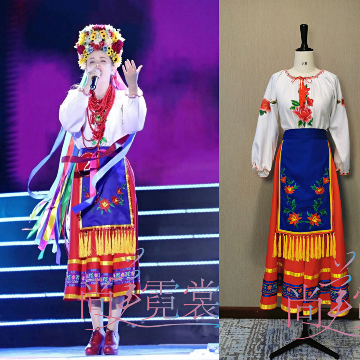 【北京出租】俄罗斯乌克兰英格兰北欧舞蹈歌手外国民族演出服装