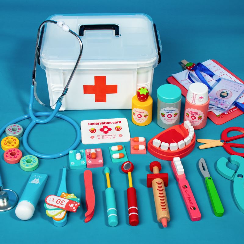 医疗小诊所儿童玩具小孩医生护士看病幼儿套装打针医护仿真过家家