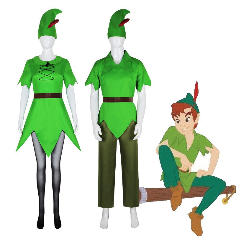 小飞侠彼得潘cos服绿野仙踪精灵cosplay角色扮演服万圣节派对服装