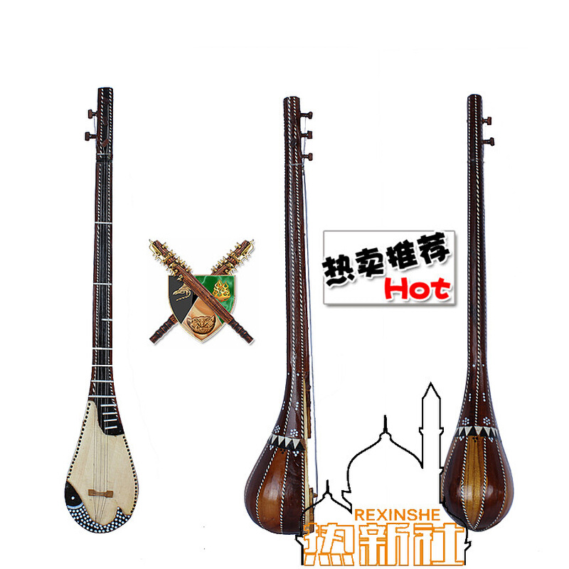 新疆乐器 维吾尔族  弹拨尔 手工制作本土民族乐器 2