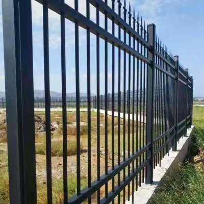 新品锌钢护栏围墙护栏别墅庭院小区工厂围栏隔离栏篱笆栅栏学校铁