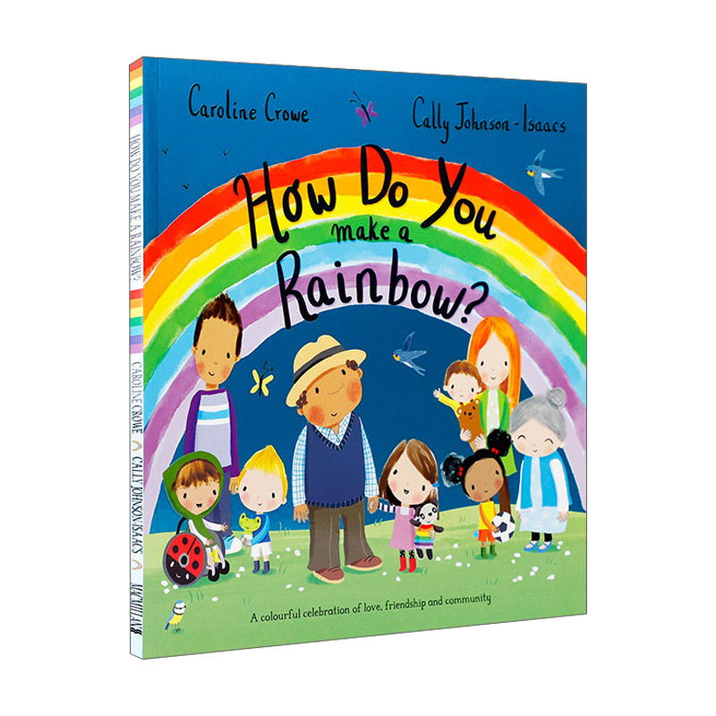 英文原版 How Do You Make a Rainbow 你怎么做彩虹 低幼儿童英语启蒙认知绘本 温馨家庭亲子共读图画故事书 英文版 进口英语书籍