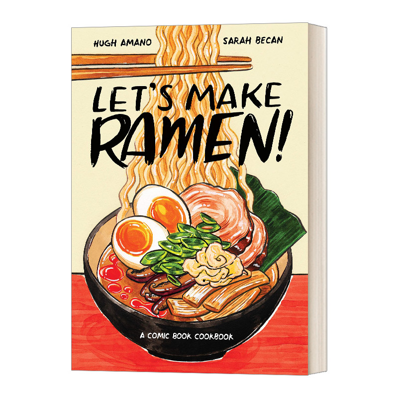 英文原版 Let's Make Ramen A Comic Book Cookbook 做拉面吧 漫画食谱 英文版 进口英语原版书籍