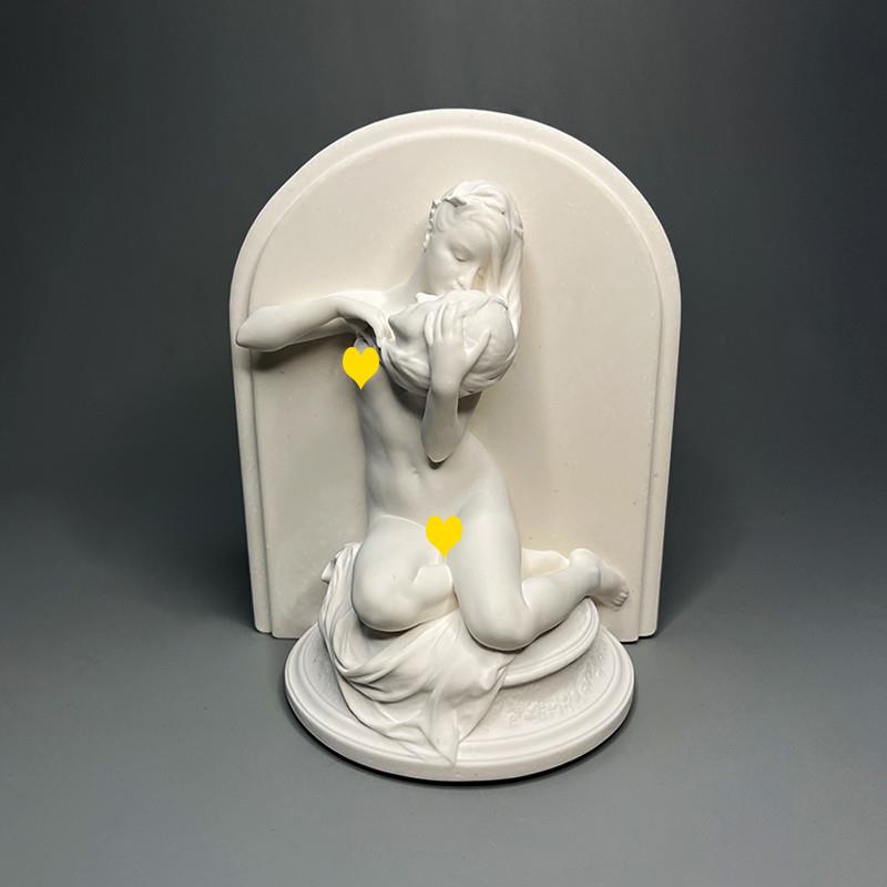 复古简约唯美艺术人物石膏像雕塑高级感桌面摆件T装饰礼品素描教