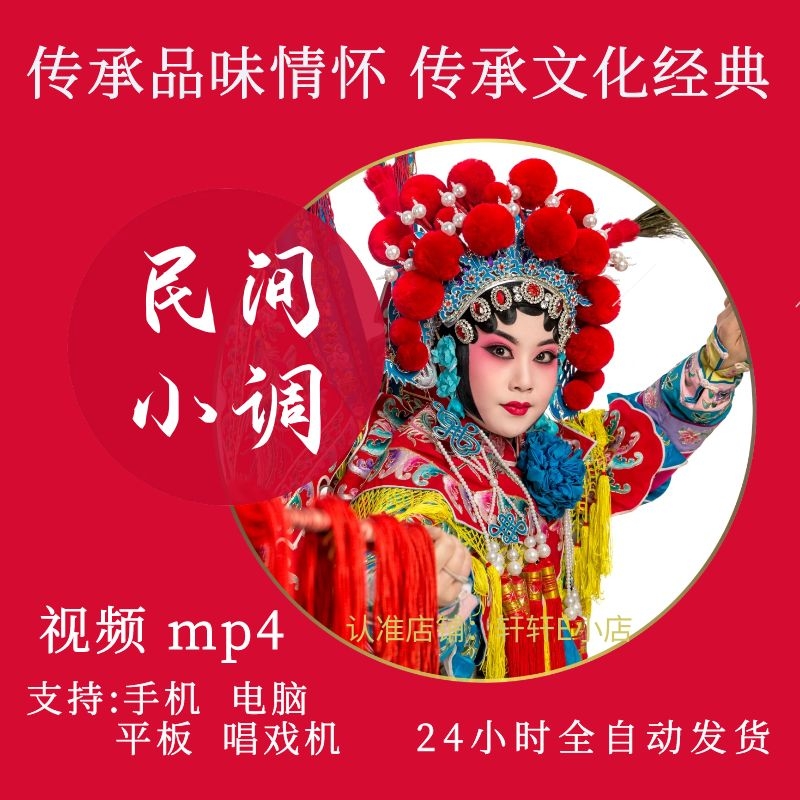 【956部，113G】安徽民间小调视频下载 刘晓燕看戏机唱戏曲迷下截