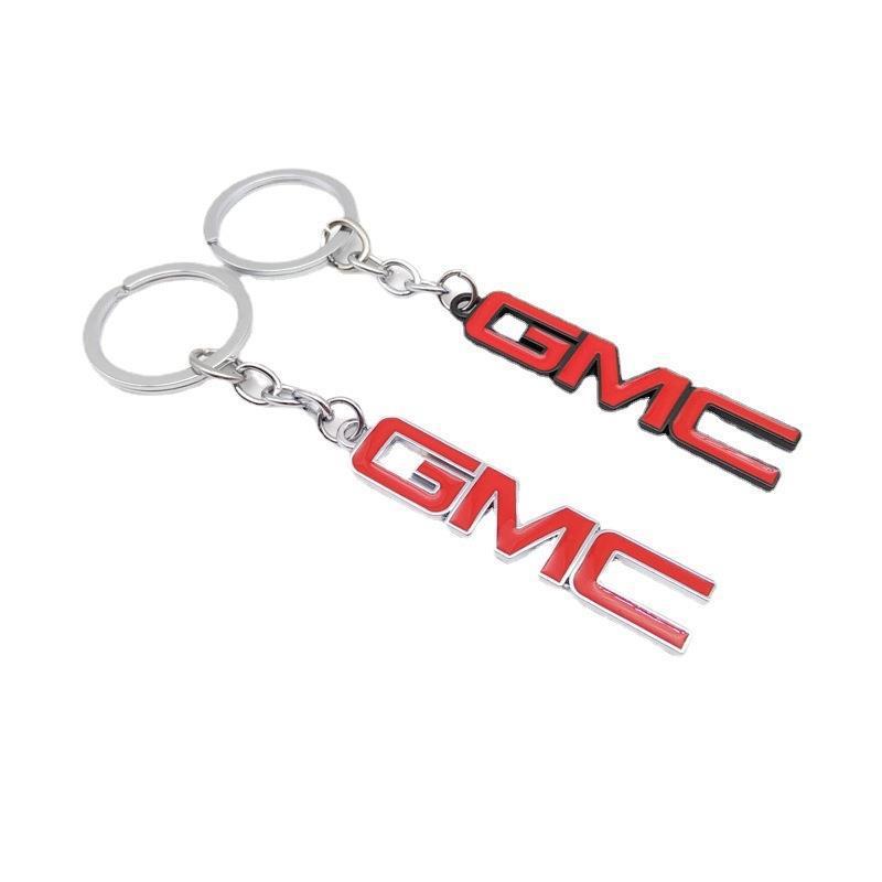 GMC金属车标钥匙扣皮卡吉普越野金属钥匙扣钥匙链适用于YUKON