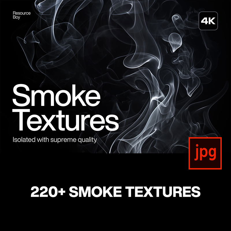 228款高清抽象艺术黑白单色烟雾云雾烟尘雾气背景底纹图片素材