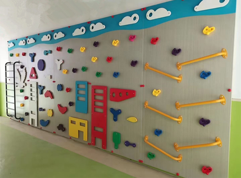儿童成人塑料室内户外攀岩石壁虎墙幼儿园游乐场攀岩墙攀爬墙岩点