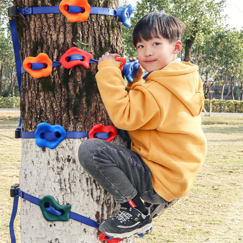 感统训练器材儿童攀岩墙岩点攀爬石头幼儿园户外运动玩具爬树神器