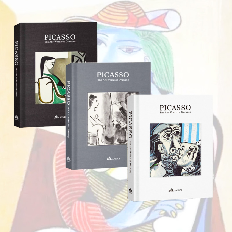 【三款封面随机发】正版现货 Picasso The art world of drawing 英文原版进口 毕加索大师珍藏版作品全集绘画艺术书籍畅销书