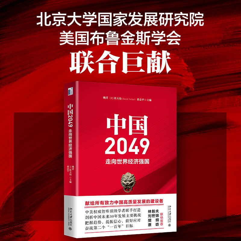 中国2049 走向世界经济强国 深入分析共同探讨未来30年中国经济发展中要跨越的困难和抓住的机遇 理解当前中国 北京大学旗舰店正版