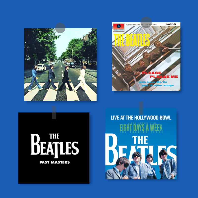 披头士海报The Beatles专辑封面卡片甲壳虫乐队经典复古ins墙贴画