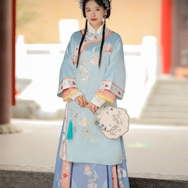 中式婚礼喜娘服清朝古装女装秀禾服民国少奶奶演出新款原创小姐常