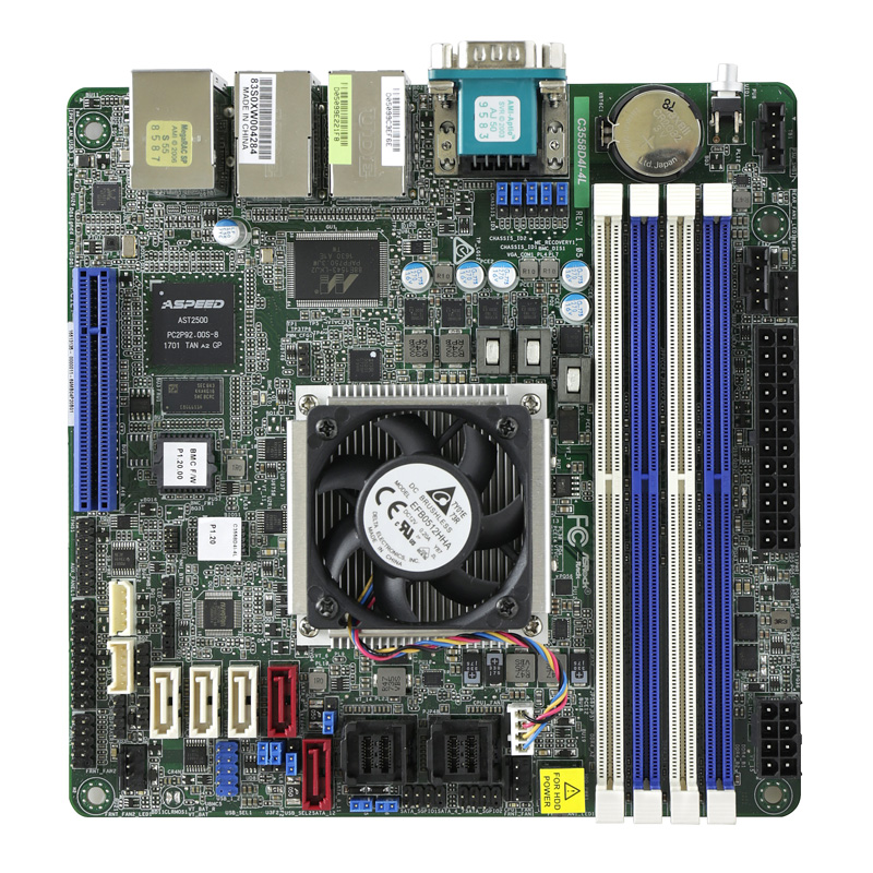 C3558D4I-4L永擎主板集成CPU 英特尔凌动处理器C3558 DDR4订货