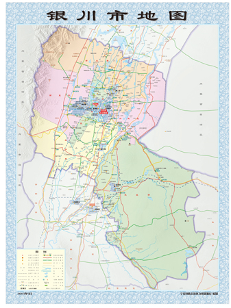 银川市旅游地图