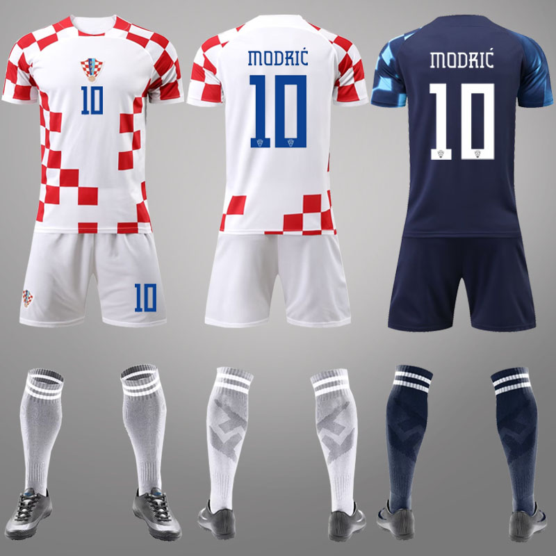 2022世界杯克罗地亚球衣莫德里奇国家队主客场队服成人儿童足球服