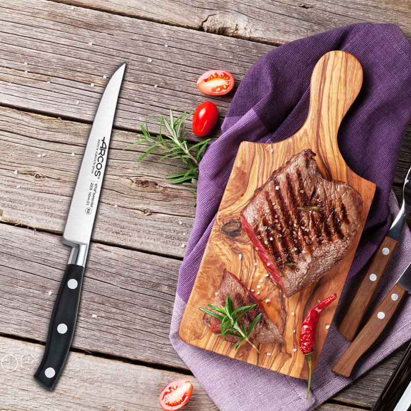 ARCOS原装进口西式牛排刀steak knife牛肉刀西餐餐具厨刀分切肉刀
