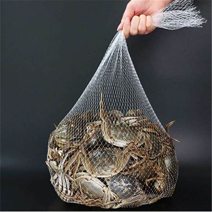 螃蟹包装网袋 装小龙虾的网袋 大闸蟹贝壳水产类透气专用加厚网兜