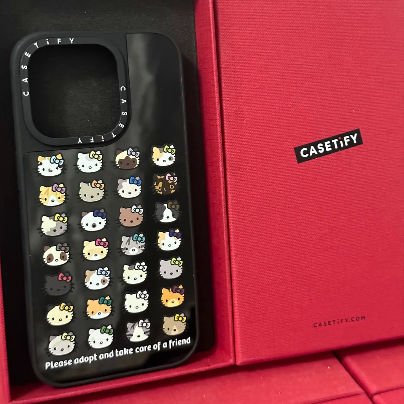 CASETi联名小红书爆款KT猫表情包可爱适用iPhone15ProMax苹果14/13/12/Pro/Max手机壳个性动漫全包磁吸保护套