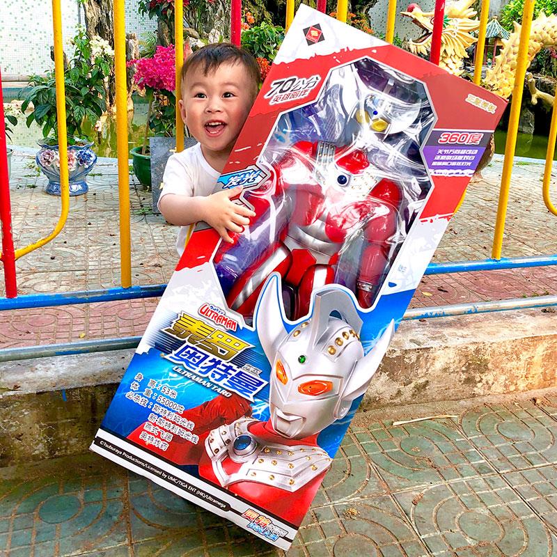 儿童奥特曼玩具正版泰罗初代大号声光泰兰特套装超大礼盒小男孩