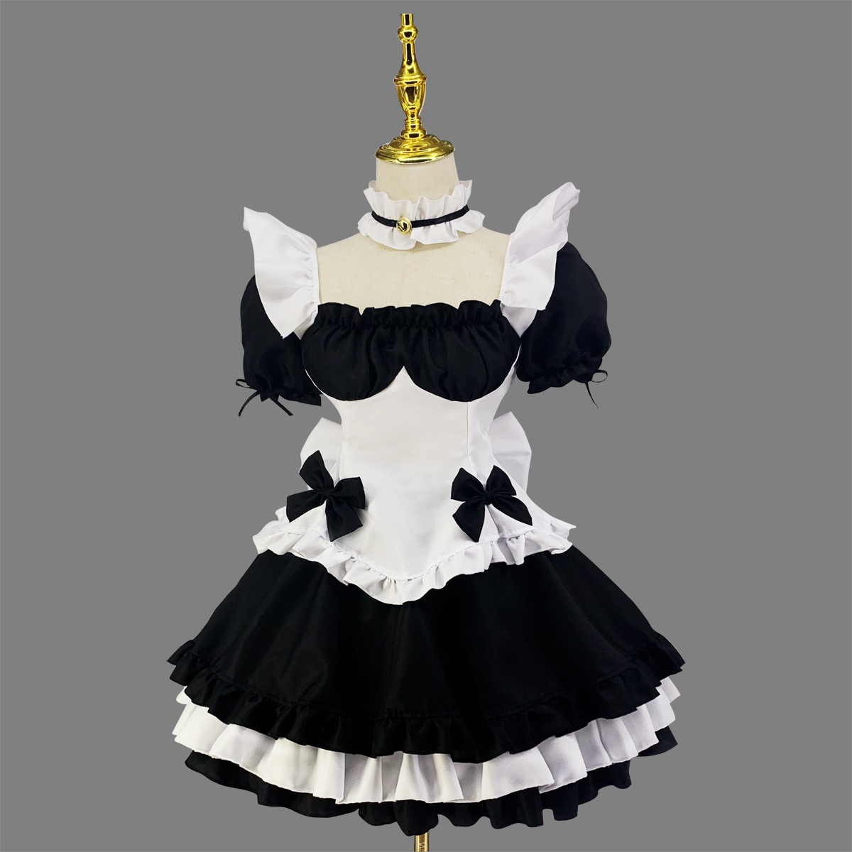 游戏服装 cosplay软妹 奇迹暖暖 黑白巧克力女仆装 lolita公主裙