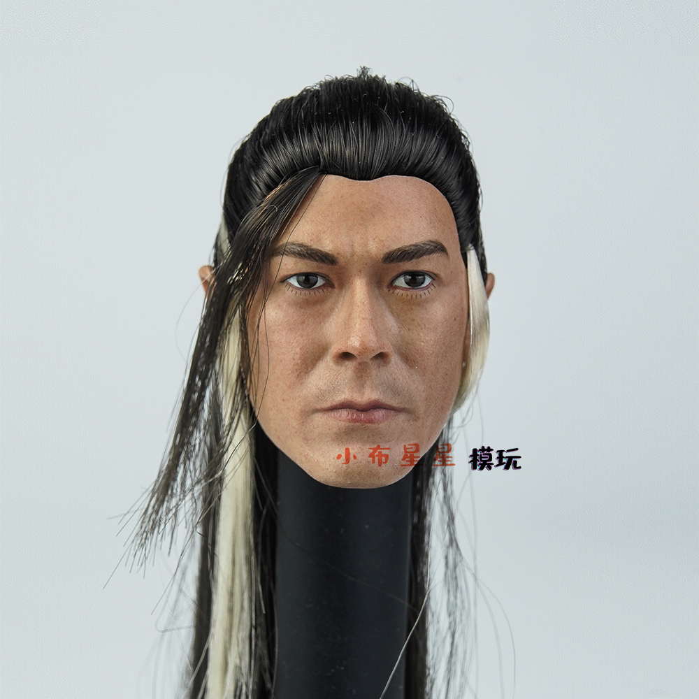 1/6兵人模型香港男演员古天乐古装造型植发神雕侠侣杨过头雕