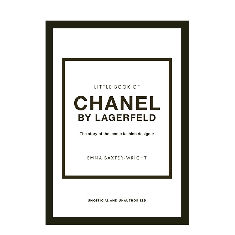 进口英文原版  香奈儿小书 时装品牌设计师的故事 精装艺术书 The Little Book of Chanel by Lagerfeld 卡尔拉格斐作品画册 现货
