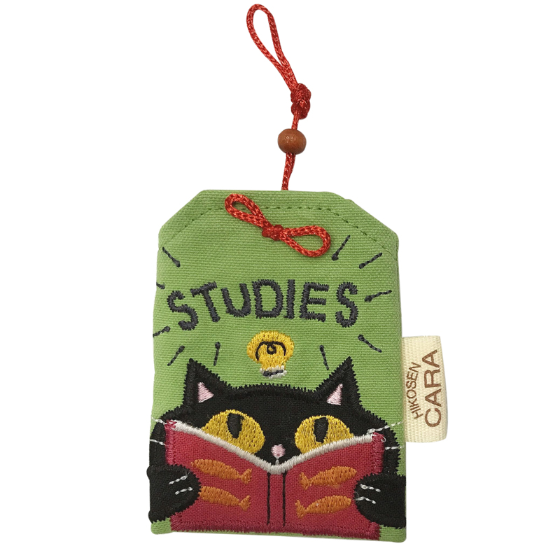 日本卡拉猫原创卡通可爱逢考必过棉布香包随身小香囊空袋荷包福袋