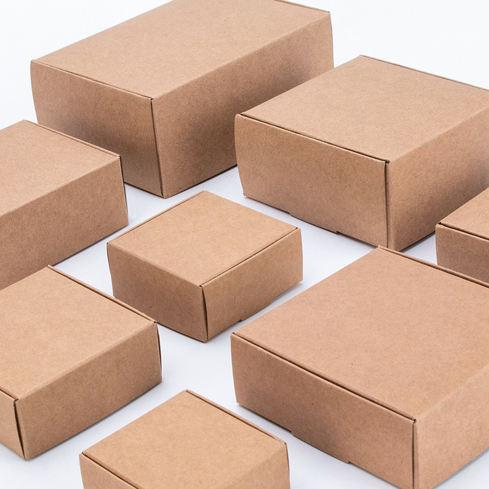 小飞机盒镭射黑白牛皮卡纸盒手工皂包装盒迷你纸盒黏土蛋糕打包盒