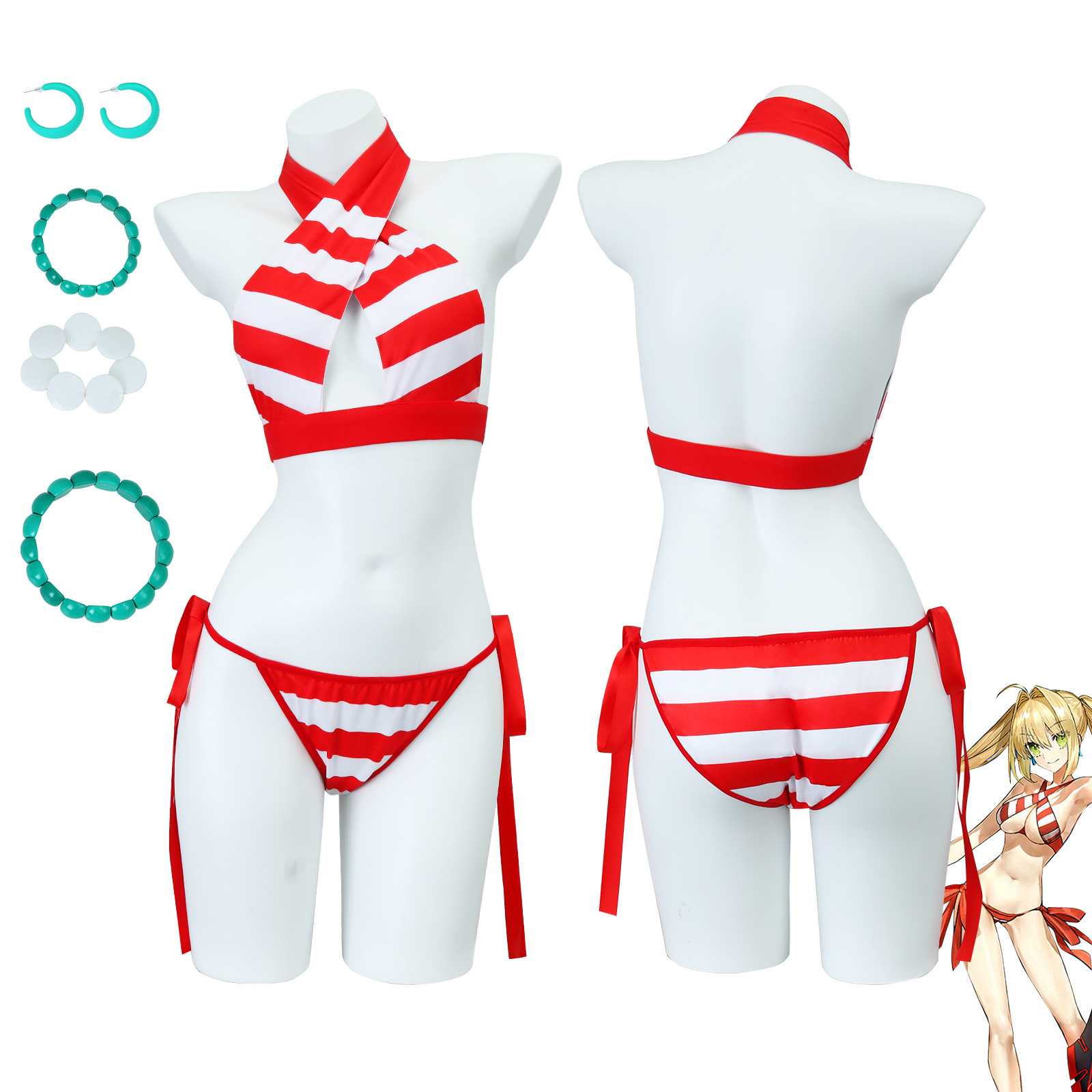 FGO Fate/Grand Order 暴君尼禄泳装泳衣cosplay服装角色扮演套装
