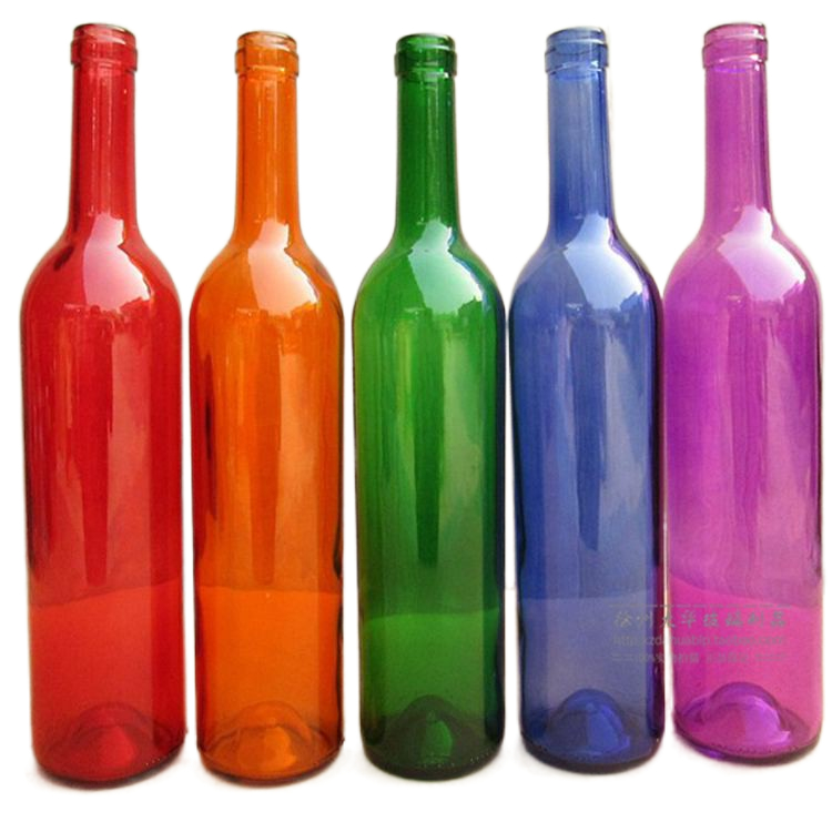 彩色洋酒瓶装饰道具酒瓶酒柜装饰品摆件酒吧餐厅彩色灯饰酒瓶摆件