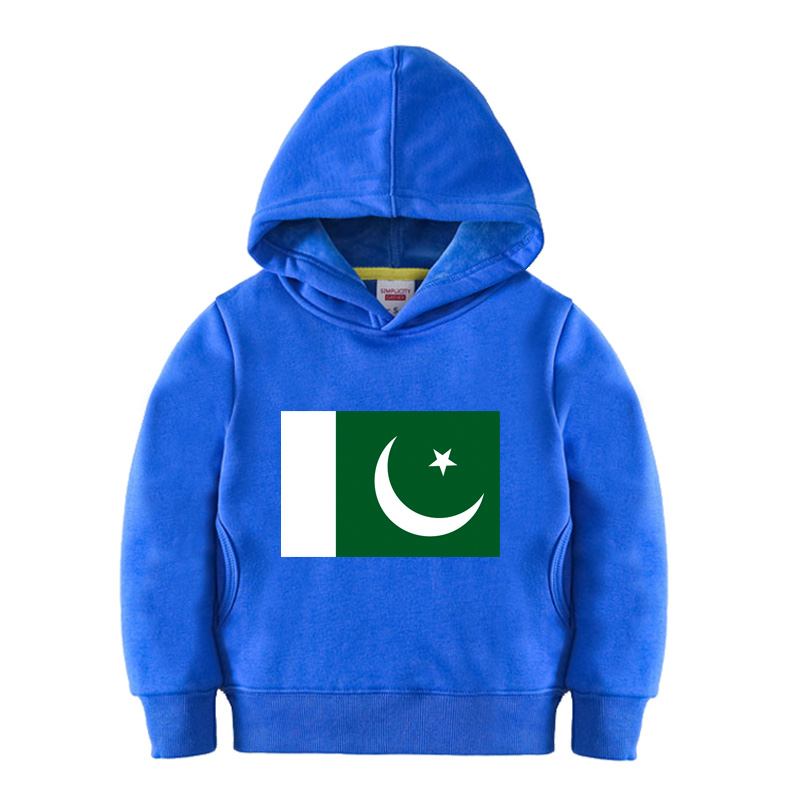 巴基斯坦国旗卫衣服男童女孩中小学生校运动会亲子装连帽衫幼儿园