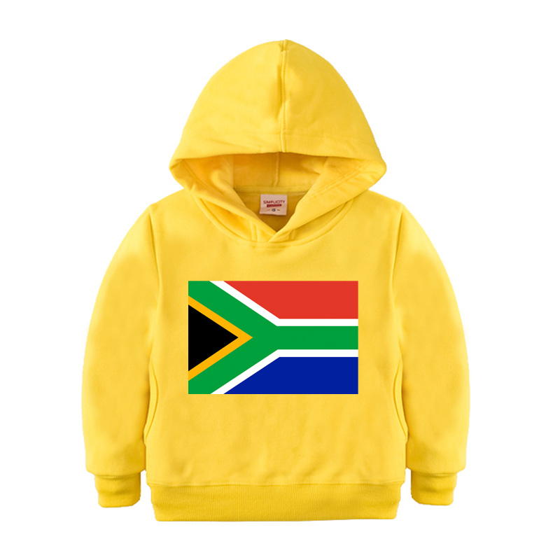 南非国旗卫衣男童女孩子中小学生运动会亲子装连帽服装外套幼儿园