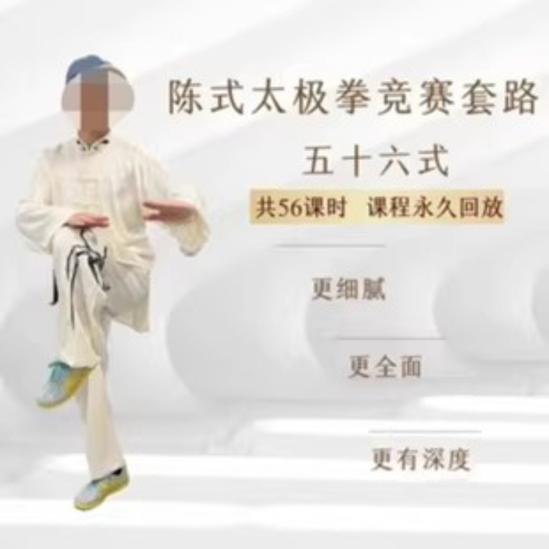 王小坡 陈式太极拳竞赛套路56式 老架一路精品课 陈氏太极单剑