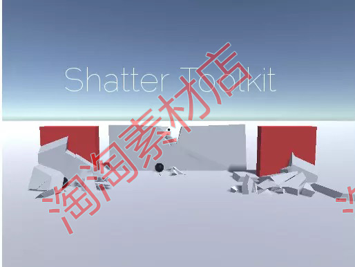 Unity3d Shatter Toolkit 1.62 粉碎 破碎 分割工具 物理功能插件