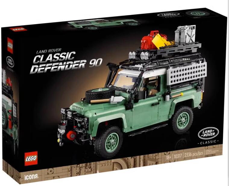 乐高LEGO 10317路虎卫士经典越野90老爷车拼插积木型益智玩具礼物