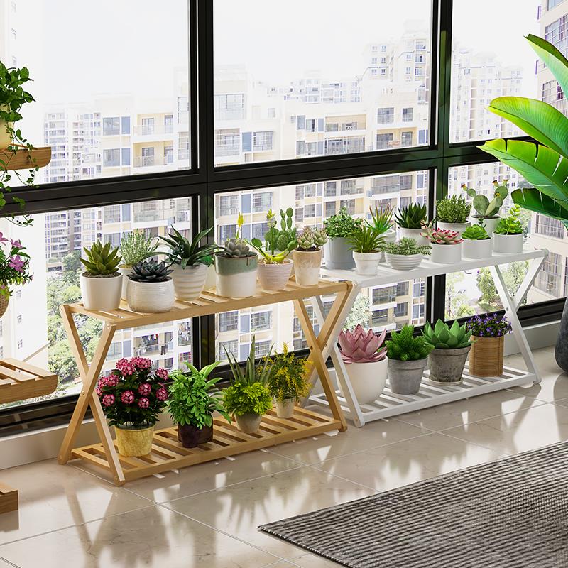 花架子室内阳台多肉植物花盆架现代客厅落地式多层置物架2023新款