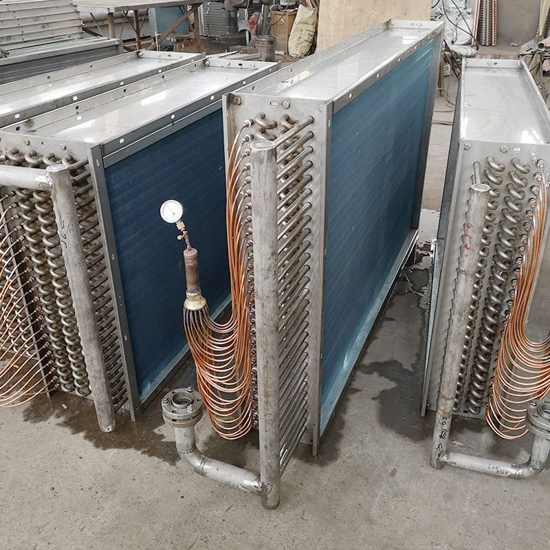 立凝翅片冷式器不锈钢管热空调管式蒸发器铝传翅片式蒸发器厂家