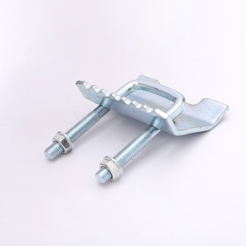 C型钢压板不锈钢压板带齿梁夹槽钢方形固定工字钢紧固件抗震支架