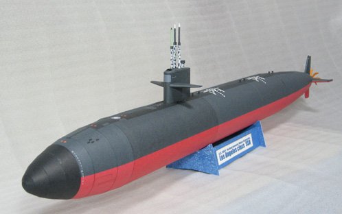 皇冠特惠 洛杉矶级潜艇纸模型