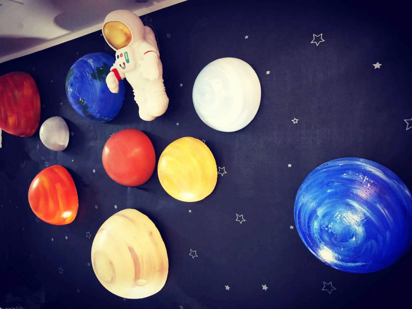 学校环创太阳系八大行星空球墙壁面装饰幼儿园宇宙宇航员婚礼布置